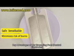 Προσαρμοσμένη ηλεκτροχειρουργική πλάκα γείωσης Bi Polar Silver Color